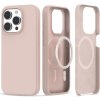 Pouzdro a kryt na mobilní telefon Apple Pouzdro Tech-Protect iPhone 15 Pro MAX Silicone MagSafe Pink