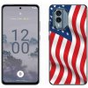 Pouzdro a kryt na mobilní telefon Nokia Pouzdro mmCase Gelové Nokia X30 5G - USA vlajka