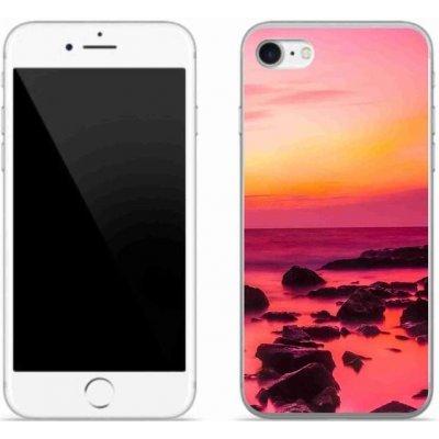 Pouzdro mmCase Gelové iPhone SE (2022) - moře a záře