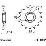 JT Sprockets JTF 1902-17 | Zboží Auto