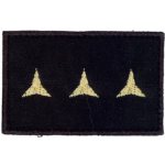 Armed Hodnostní nášivka Nadporučík, černý podklad – Zboží Mobilmania