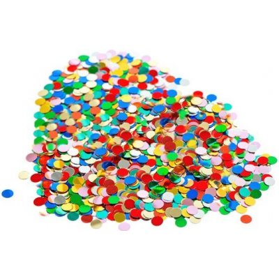 Konfety papírové barevný mix [100 g] 66900 – Zboží Mobilmania