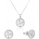 AGATO Stylová stříbrná souprava šperků s motivem strom života AGSET213R – Zboží Dáma