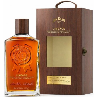 Jim Beam Lineage Rare Kentucky straight bourbon 55.5% 0,7 l (kazeta) – Hledejceny.cz