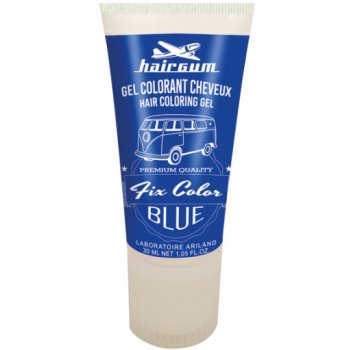 Hairgum Fix Color barvící gel na vlasy modrý