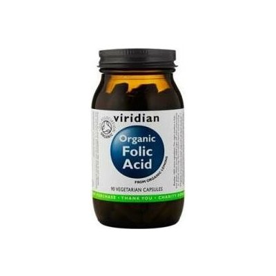 VIRIDIAN nutrition Organic Folic Acid 90 kapslí – Hledejceny.cz