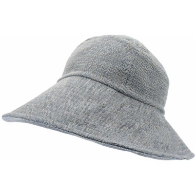 CTH Ericsson of Sweden Letní světle modrý lněný klobouk s širší krempou Elsie Bucket Hat – Hledejceny.cz
