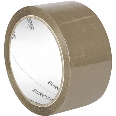Páska lepicí 48 mm x 66 m solvent, 40 mikronů, hnědá – Sleviste.cz