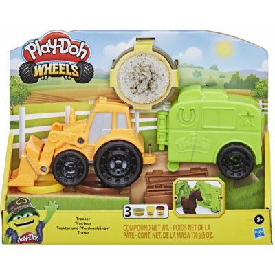 Play-Doh Wheels Traktor und Pferdeanhänger – Zboží Mobilmania