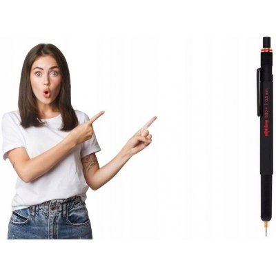 Rotring 800+ Black stylus a mechanická tužka 0,5 mm 1520/0950181 – Zboží Dáma