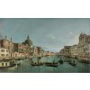 Plakát (1697-1768) Canaletto - Obrazová reprodukce The Grand Canal in Venice with San Simeone Piccolo and the Scalzi church, (40 x 24.6 cm)