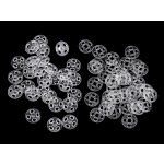 Plastové patentky / stiskací knoflíky transparentní Ø10 mm Varianta: transparent, Balení: 10 pár – Hledejceny.cz