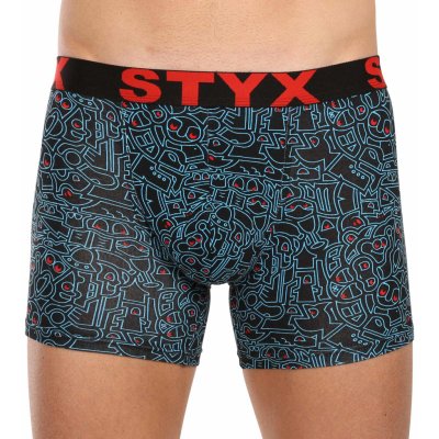 Styx pánské boxerky long art sportovní guma doodle (U1256/2) – Sleviste.cz