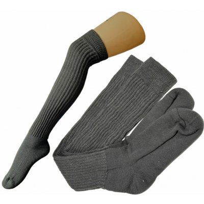 Rotex Vysočina dámské akrylové nadkolenky teplé tmavě šedá – Hledejceny.cz