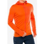 merino mikina ICEBREAKER Mens 200 RealFleece Descender LS Zip Hoodie Blaze – Zboží Mobilmania