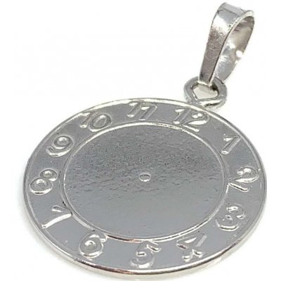 Jan Kos jewellery Stříbrný přívěsek hodiny 32103771
