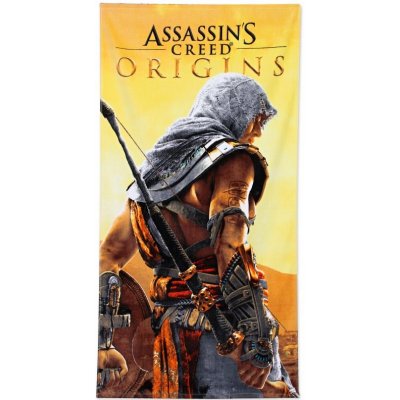 Setino Bavlněná plážová premium osuška Assassins Creed 360 GSM 70 x 140 cm – Zbozi.Blesk.cz