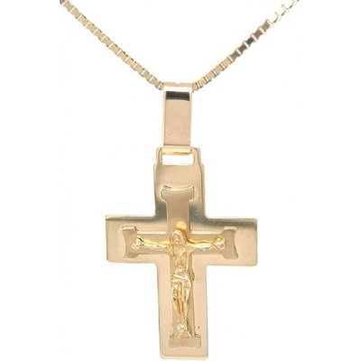 Beny Jewellery Zlatý Kříž s Ježišem Kristem 7151469