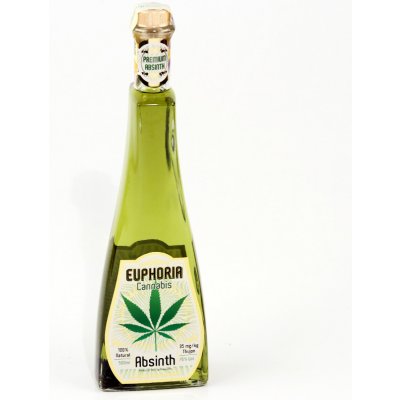 Hill's Euphoria Absinth Cannabis 70% 0,5 l (holá láhev) – Zboží Dáma