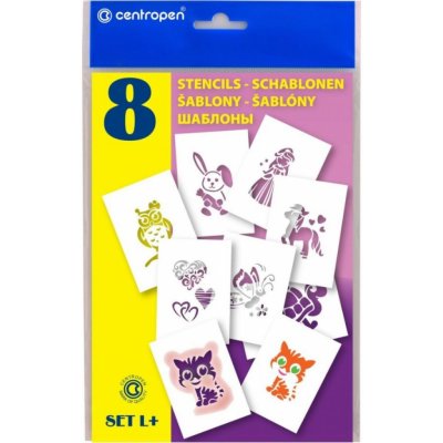 Centropen Šablony A5 8 ks Pro holky – Zboží Dáma Centropen Šablony A5 8 ks Pro holky – Zboží Dáma