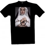 Tričko s potiskem Sexy Nun Jeptiška pánské Černá – Zboží Mobilmania