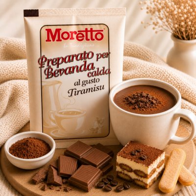 Moretto Horká čokoláda Tiramisu 30 g – Zboží Dáma