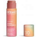 Attitude Tónující balzám na rty SPF 30 Oceanly Terracotta 8,5 g – Zboží Dáma