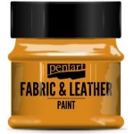 Pentart Barva na kůži a textil 50 ml oranžová – Zboží Mobilmania