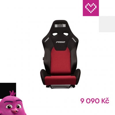Next Level Racing PRS2 Performance Reclining Sim Racing Seat, herní sedačka černo-červená NLR-E058 – Zboží Živě