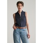 Gant CONTRAST COLLAR SLEEVELESS PIQUE EVENING BLUE – Hledejceny.cz