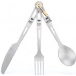 Keith Titanium 3-Piece Titanium Cutlery Set – Zboží Dáma