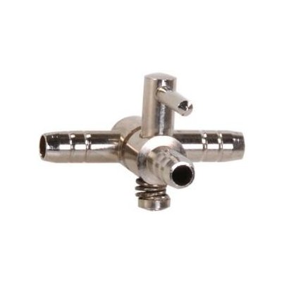 Rozdělovač nástrčný 4 mm dvojventil – HobbyKompas.cz