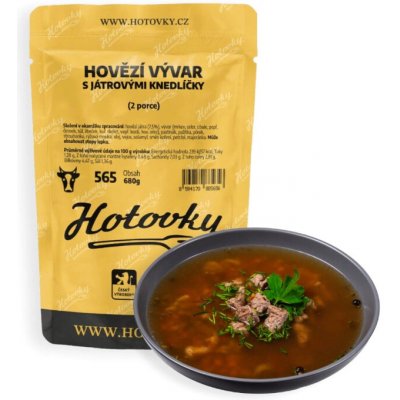Hotovky Hovězí vývar s játrovými knedlíčky 680 g – Sleviste.cz
