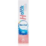 Revital Hořčík + vitamin B6 příchuť malina 20 šumivých tablet – Hledejceny.cz