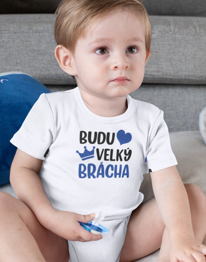 Dětské body Budu velký brácha Bílá Canvas Dětské body Bezvatriko.cz |  Srovnanicen.cz