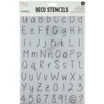 Grafix Šablony 4 ks ornamenty – Zboží Dáma