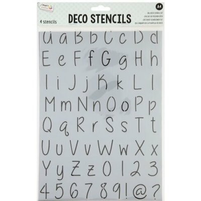 Grafix Šablony 4 ks ornamenty – Zboží Dáma