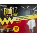 Lapač a odpuzovač Biolit Plus elektrický odpařovač s vůní citronelly proti komárům a mouchám 30 nocí 31 ml
