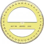 Koh-i-noor Úhloměr 360/100 746278 čirá – HobbyKompas.cz