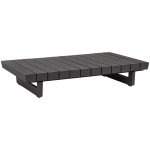 Bizzotto hliníkový zahradní stolek Infinity 126 x 74 cm Šedý – Hledejceny.cz