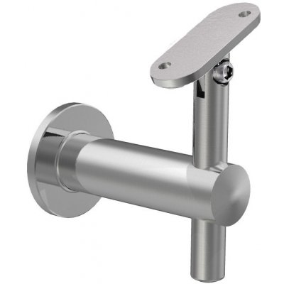 Hahn Steel Nastavitelný držák zábradlí s plochým základem – Zboží Mobilmania