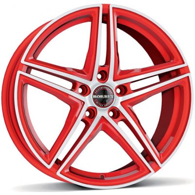 Borbet XRT 8x18 5x112 ET45 racetrack red polished