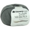 Příze 100% Merino příze - Delight šedá