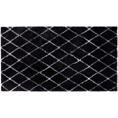 FLOMA Lima Rectangle Rhombus Černá 67 x 120 x 0,7 cm – Zboží Mobilmania