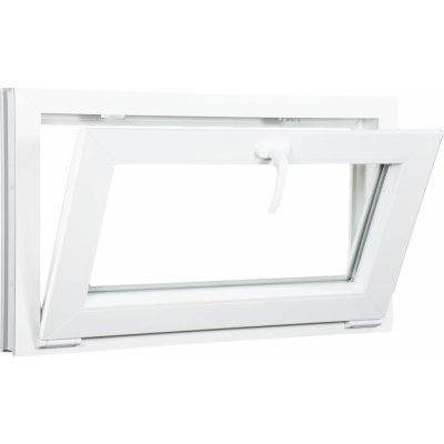 ALUPLAST Sklopné plastové okno bílé 90x40