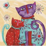 Norimpex Diamantové malování 7D Kočky 30 x 30 cm – Zboží Mobilmania