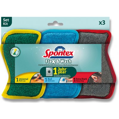 Spontex Flex & Wash Houbička 1 ks – Zbozi.Blesk.cz