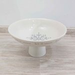 Bloomingville Vánoční servírovací mísa šedá 11 x 19,5 cm – Zboží Dáma