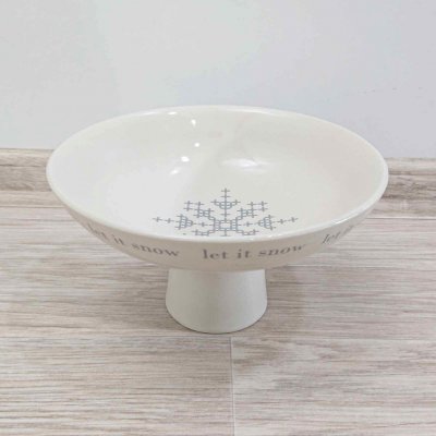 Bloomingville Vánoční servírovací mísa šedá 11 x 19,5 cm – Zboží Dáma