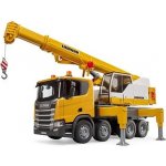 Bruder 03571 Nákladní auto Scania s jeřábem Liebherr – Hledejceny.cz